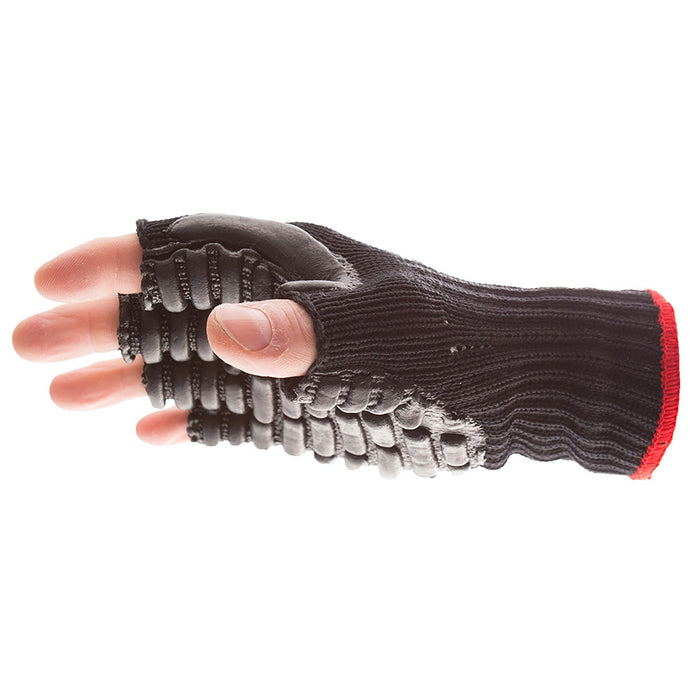 BLACKMAXX Anti-Vibration Gloves are an economical solution to vibration protection. Nylon/cotton knitted material ensures stretch and breathability. The palms are coated with "pods" of lightweight cellular Chloroprene. This design ensures extreme comfort. BLACKMAXX gloves use encapsulated air to cushion and dampen vibrations, giving the user optimum dexterity with a lightweight feel and reduced bunching.