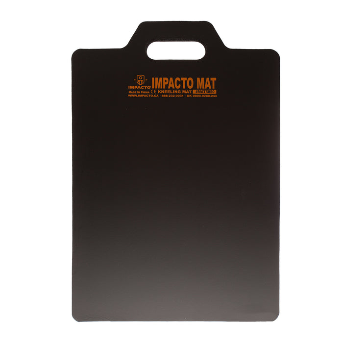 IMPACTOMAT Anti-fatigue Kneeling Mats are specially designed to protect your knees from abrasions and reduce knee trauma and lower back stress while you work. IMPACTOMAT's are made with resilient closed-cell foam which does not compress or absorb liquids.