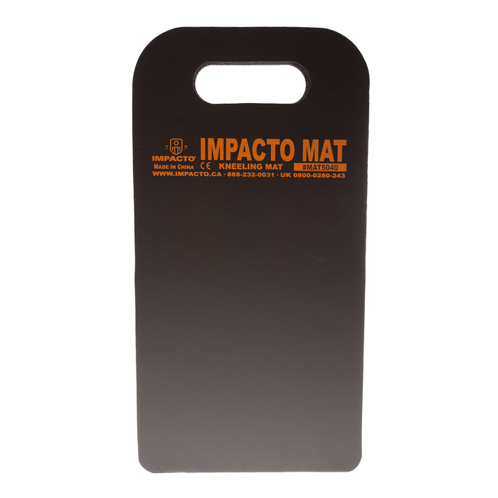 IMPACTOMAT Anti-fatigue Kneeling Mats are specially designed to protect your knees from abrasions and reduce knee trauma and lower back stress while you work. IMPACTOMAT's are made with resilient closed-cell foam which does not compress or absorb liquids. 